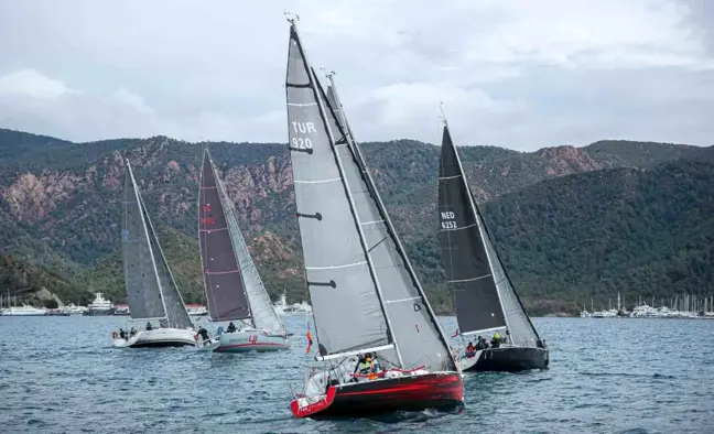 Marmaris'te Trio Cup Yelken Yarışlarının İkinci Ayağı Tamamlandı