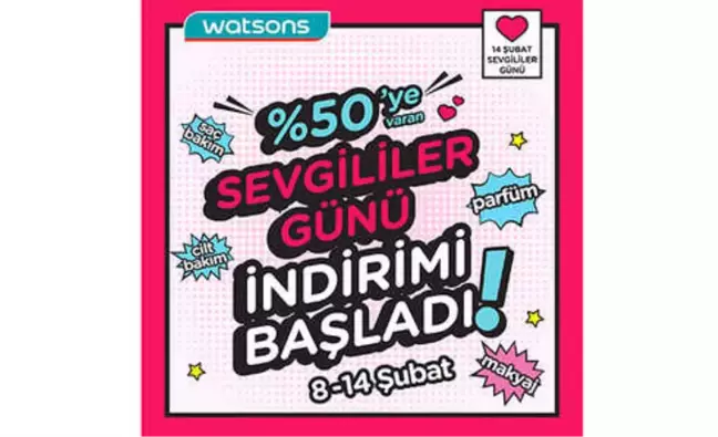 Watson'ta İndirim Başladı