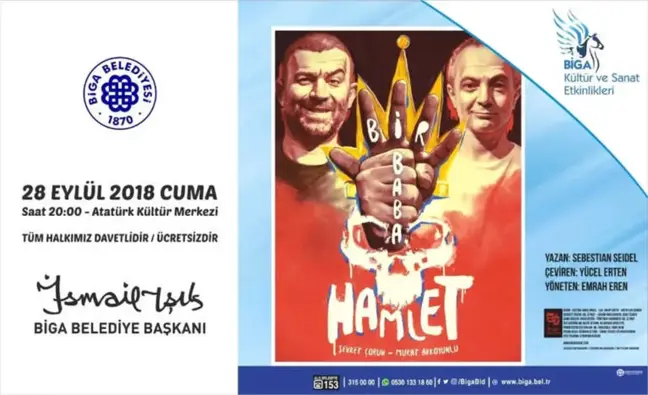 Akm'de Yeni Sezonun İlk Oyunu: 'Bir Baba Hamlet'