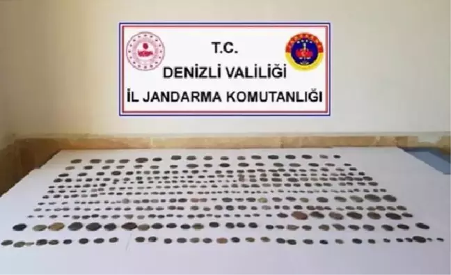 Son dakika haberleri! Denizli'de 362 sikke ele geçirildi: 1 gözaltı