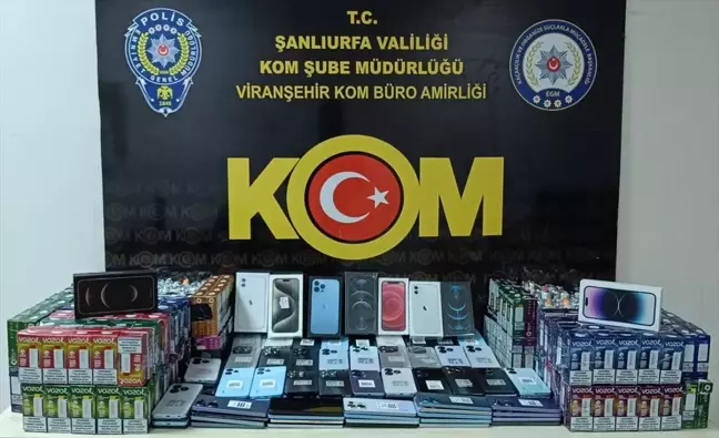 Viranşehir'de kaçakçılık operasyonunda 4 şüpheli gözaltına alındı