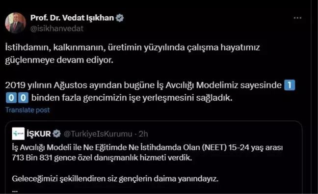 İş Avcılığı Modeli ile 100 Binden Fazla Genç İşe Yerleşti