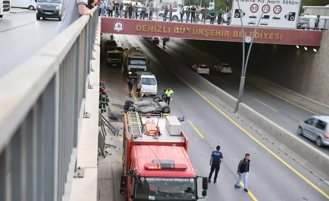 Denizli'de Trafik Kazası: 1 Ölü, 2 Yaralı