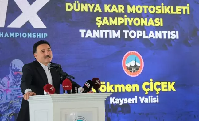 Erciyes'te Dünya Kar Motosikleti Şampiyonası İçin Hazırlıklar Başladı