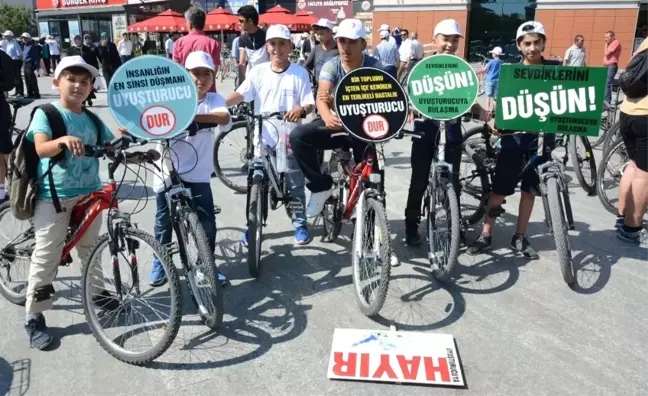 Uyuşturucuyla Mücadele İçin Pedal Çevirdiler