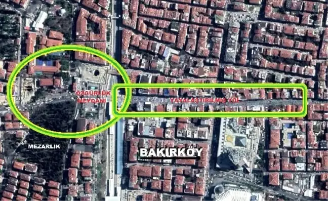 Bakırköy Özgürlük Meydanı'na yeni düzenleme