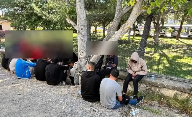 Kırklareli'nde 22 düzensiz göçmen yakalandı