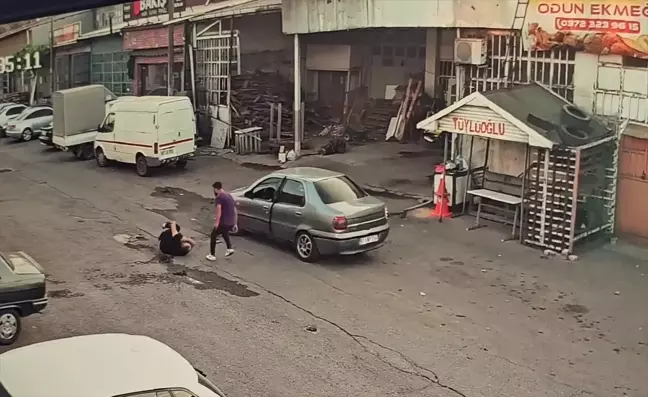 Zonguldak'ta Otomobille Çarpılan Kişi Darbedildi