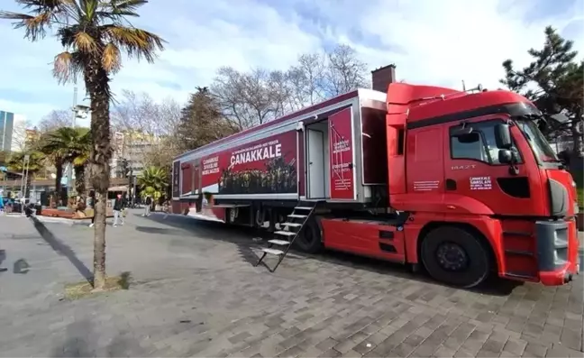 Çanakkale Savaşları Mobil Müzesi Zonguldak'ta Ziyaretçilerini Bekliyor