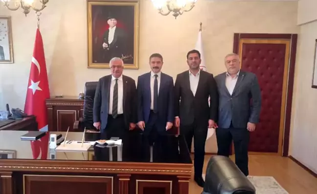 Başkanlar Kaymakam Zeyrek'i ziyaret ettiler