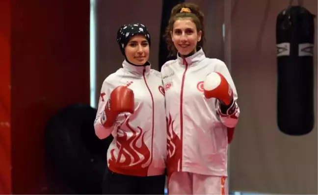 SPOR Milli kick boksçular Hayriye ve Kumsal, Dünya Şampiyonası'na hazırlanıyor