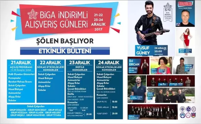 Biga'da İndirimli Alışveriş Heyecanı Başlıyor