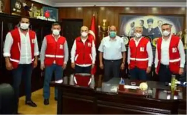 Kızılay yönetimi, Demirtaş, Başol ve ilçe müftüsüyle istişarede bulundu