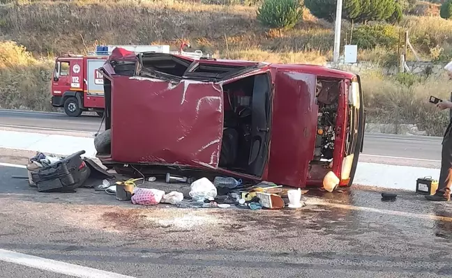 Aydın'da trafik kazası: 5 kişi yaralandı