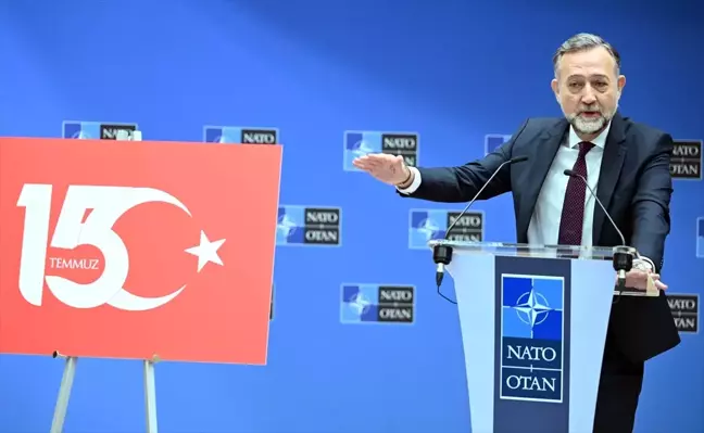 Türkiye'nin NATO Daimi Temsilciliği, 15 Temmuz şehitleri için anma töreni düzenledi