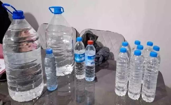 Amasya'da Kaçak İçki Operasyonu: 10 Litre Etil Alkol Ele Geçirildi