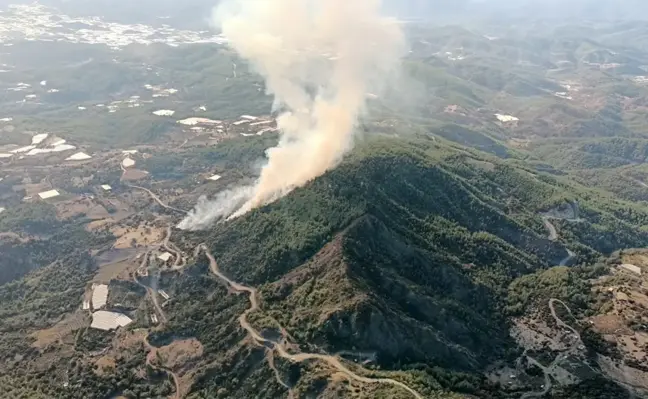 Antalya'da Orman Yangınına Hızla Müdahale Ediliyor