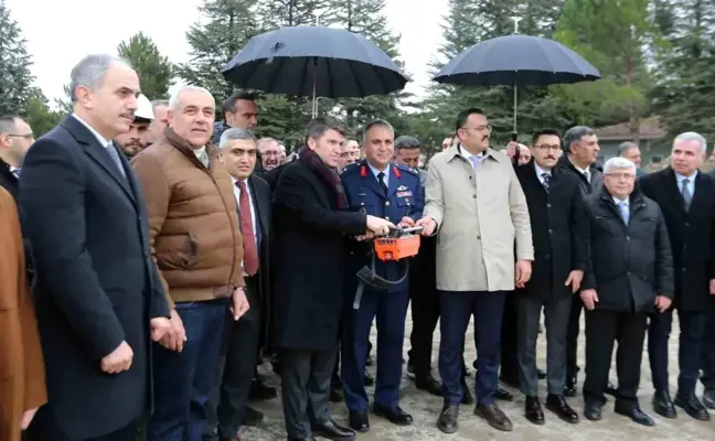 Merzifon'da Mehmetçik Camii'nin Temeli Atıldı