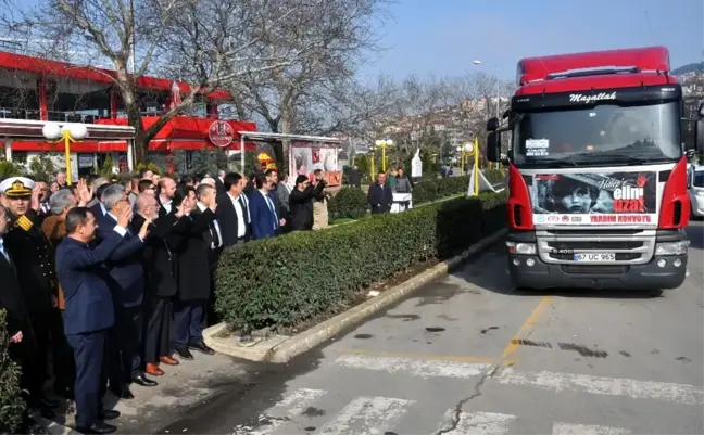 Kdz. Ereğli'den Halep'e 6 Tır Dolusu Yardım