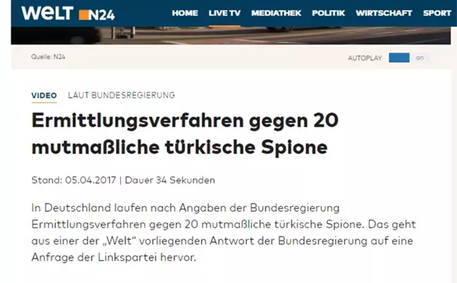 Almanya'da 20 Türk'e