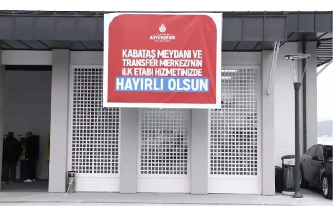 Kabataş Meydanı ve Transfer Merkezi Projesi'nin İlk Etabı Tamamlandı
