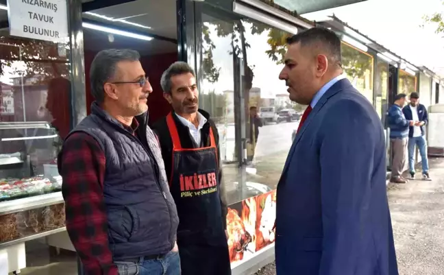 MTSO Başkanı Konteyner Esnaflarını Ziyaret Etti
