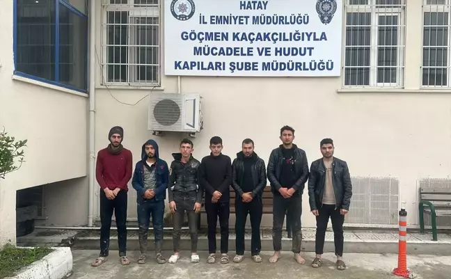 Hatay'da düzensiz göçmen operasyonu: 12 göçmen yakalandı, 1 şüpheli tutuklandı
