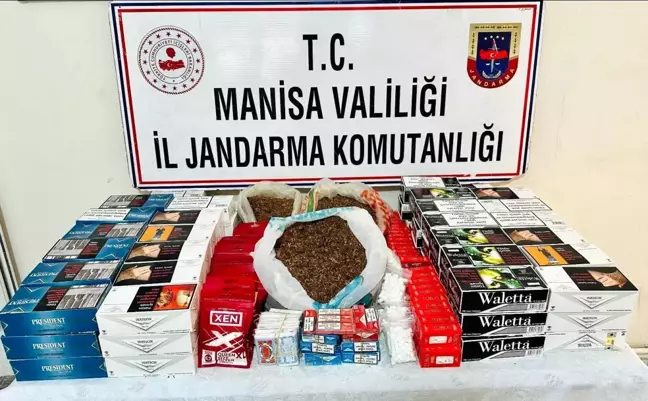 Salihli'de Bandrolsüz Tütün Ürünleri Ele Geçirildi