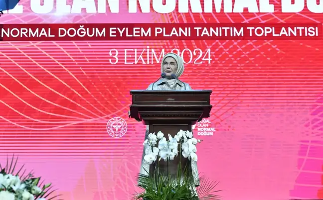 Emine Erdoğan'dan anne adaylarına 'normal doğum' çağrısı