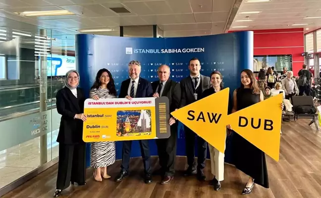 İstanbul Sabiha Gökçen Havalimanı'ndan Dublin'e Direkt Uçuşlar Başladı