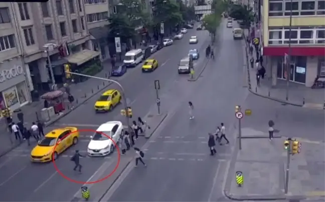 Şişli'de Feci Kaza Kamerada