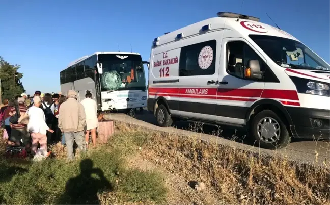 Tur otobüsü bariyerlere çarptı: 5 yaralı
