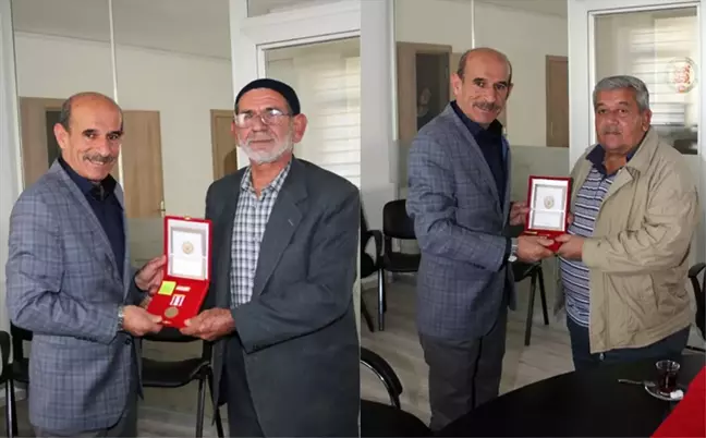 Beypazarı'nda 10 Kıbrıs gazisine madalya verildi