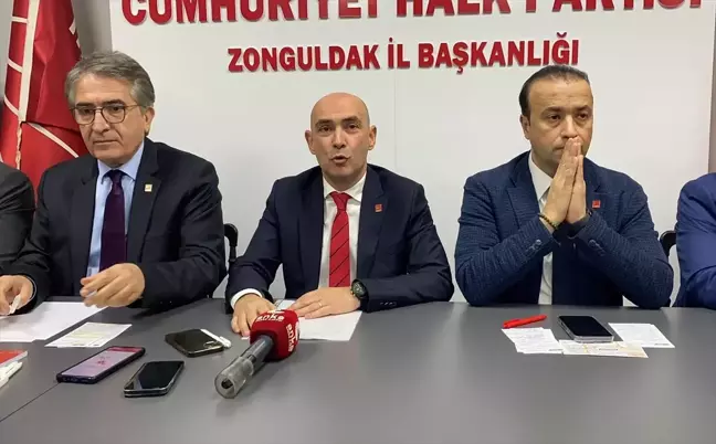 CHP Ekonomi Politikalarını Tanıtmak Üzere Zonguldak'ta Basın Toplantısı Düzenledi