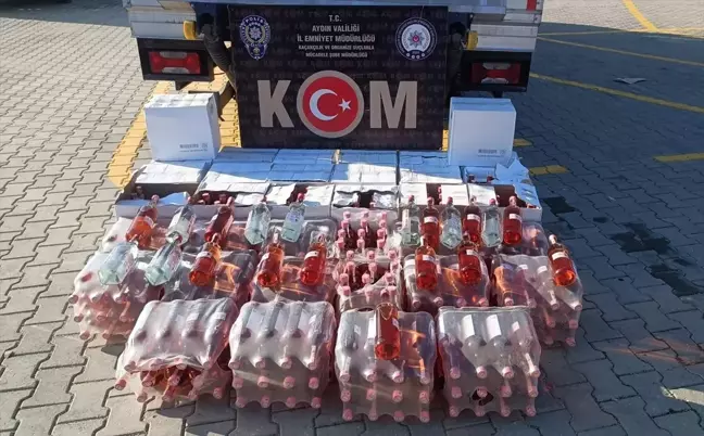 Aydın'da 444 Litre Sahte İçki Ele Geçirildi