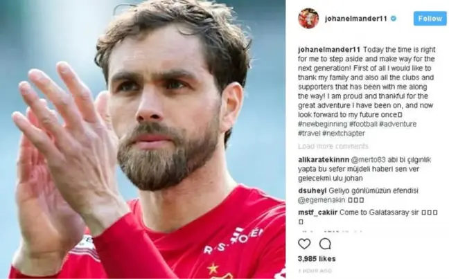 Elmander'den Galatasaray Taraftarını Heyecanlandıran Haber