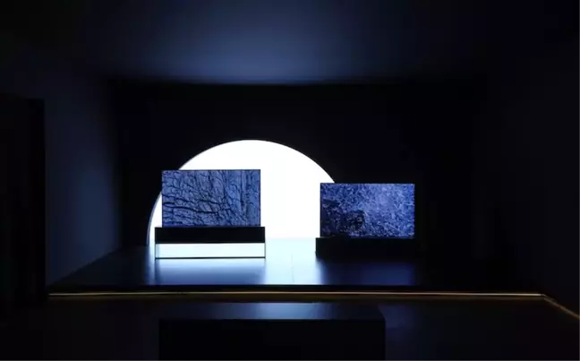 Lg'nin Kıvrılabilir Oled Tv'si Milano Tasarım Haftası'nda Parladı