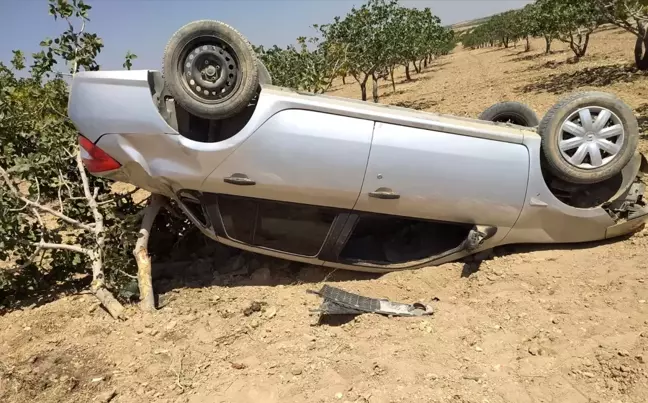 Şanlıurfa'da kontrolden çıkan otomobil devrildi: 1 yaralı