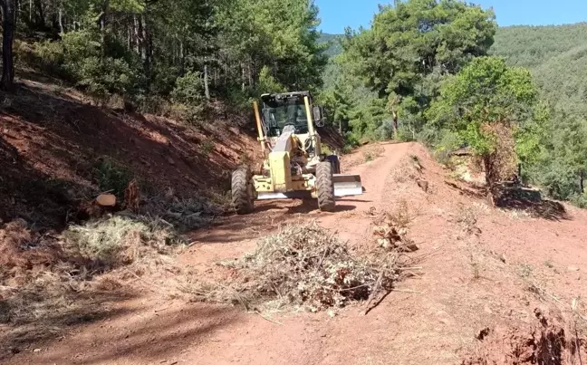 Karacasu'da Orman Yollarının Düzenlenmesi Çalışmaları Başladı