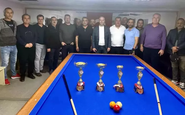 Muğla'da Bilardo İl Birinciliği Düzenlendi