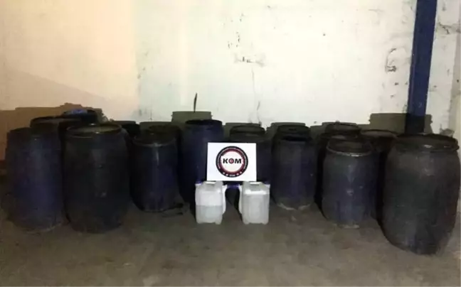 Mersin'de Bin 720 Litre Sahte İçki Ele Geçirildi