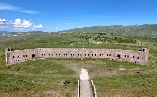 Erzurum'da Tarihi Mecidiye Tabya'sı Görüntülendi