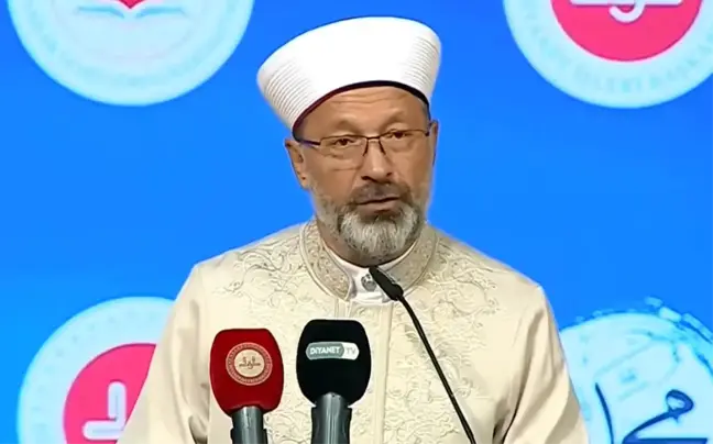 Diyanet İşleri Başkanı Ali Erbaş, Mevlid-i Nebi Haftası ve Camiler ve Din Görevlileri Haftası'nın temasını açıkladı