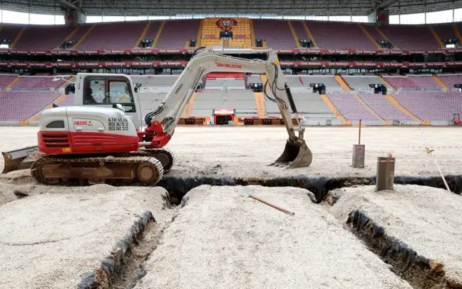 Türk Telekom Stadı'nın zemini lig başlangıcına kadar hazır olacak