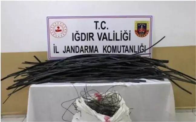 Iğdır'da kablo hırsızlığı: 1 kişi tutuklandı