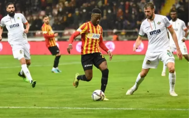 Yukatel Kayserispor-Aytemiz Alanyaspor: 1-2