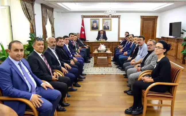 Ahi Esnafı, Vali Hüdayar Mete Buhara'yı ziyaret etti