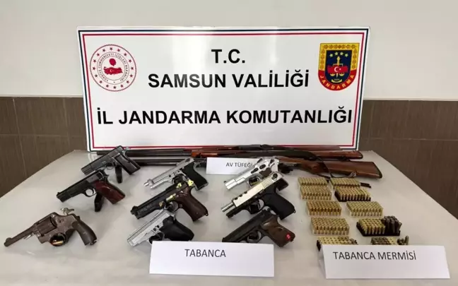 Samsun'da Silah Kaçakçılığı Operasyonu: 4 Kişi Yakalandı