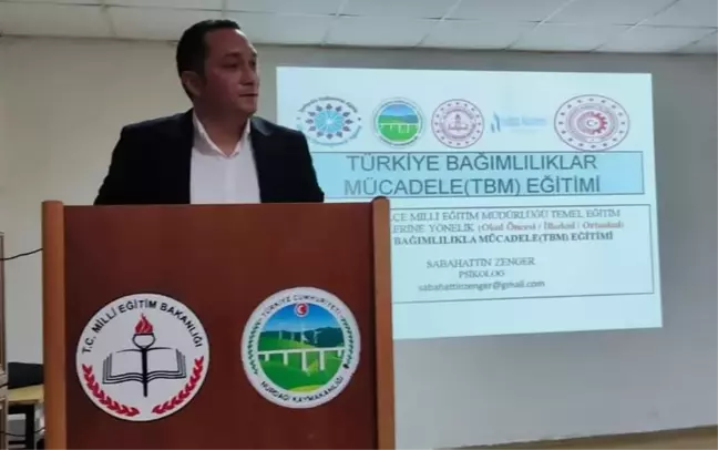 Nurdağı'nda öğretmenlere yönelik bağımlılıkla mücadele eğitimi
