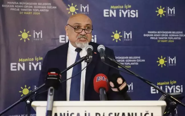 İYİ Parti Manisa Büyükşehir Belediyesi Başkanı Adayı Gürhan Özcan Projelerini Paylaştı